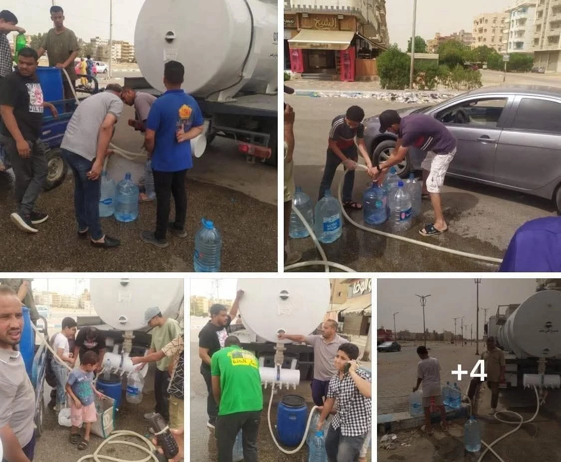 Residents of Suez Continue to Suffer from Water Shortages
