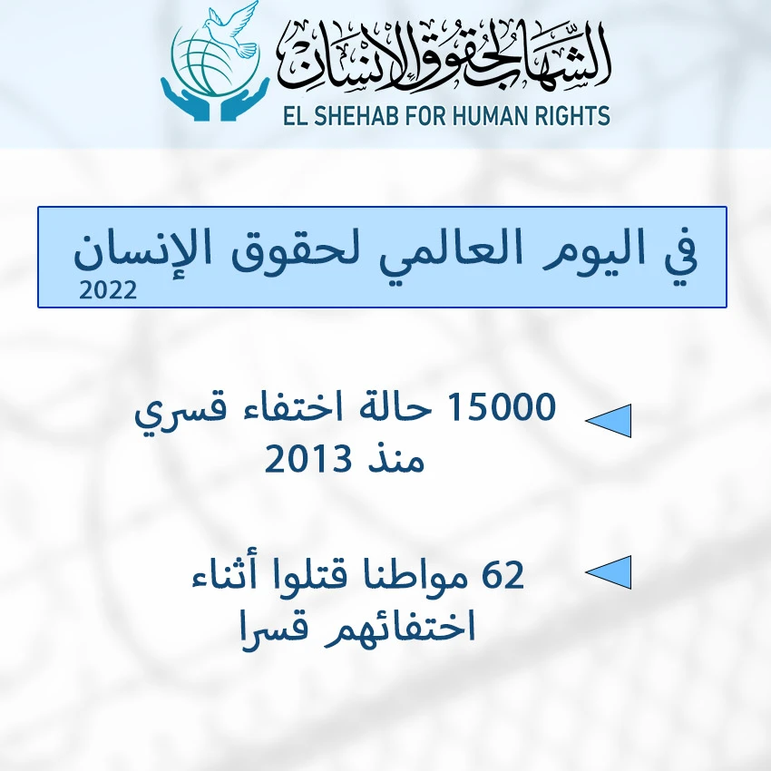 يوم حقوق الإنسان 2022 - الإخفاء القسري