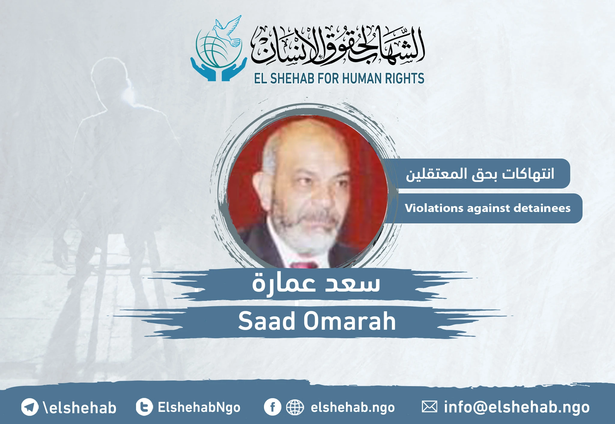 رسالة استغاثة من أسرة الدكتور "سعد عمارة" جراء الانتهاكات بحقهم كلهم