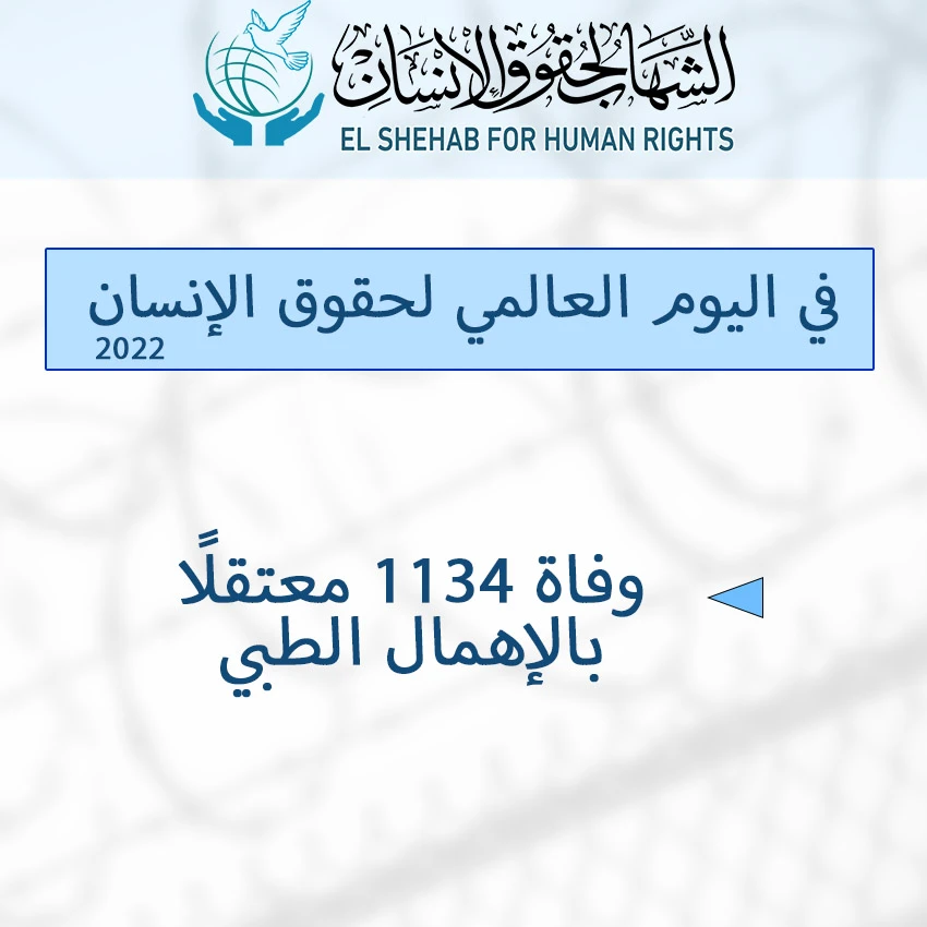 يوم حقوق الإنسان 2022 - وفيات السجون